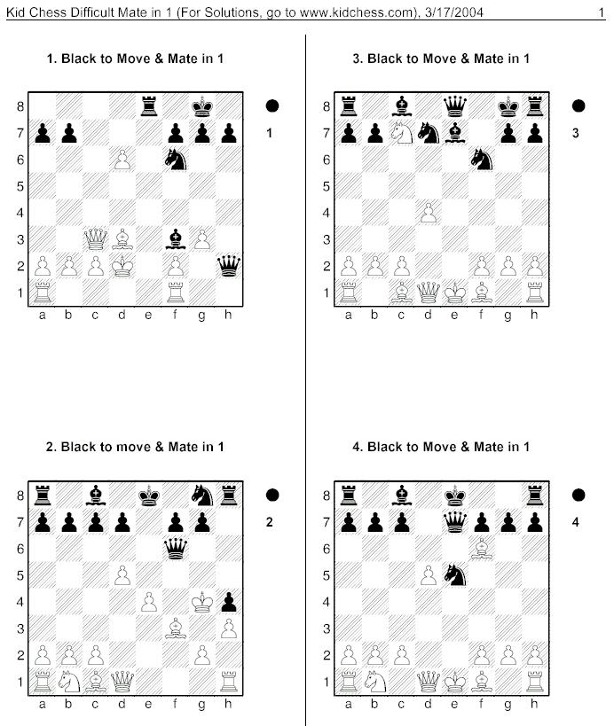 3 Moves Mate Puzzle - Chess Forums 